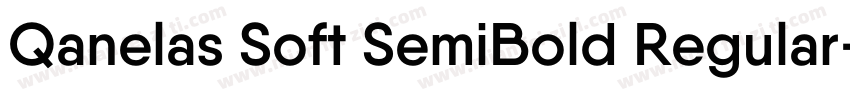 Qanelas Soft SemiBold Regular字体转换